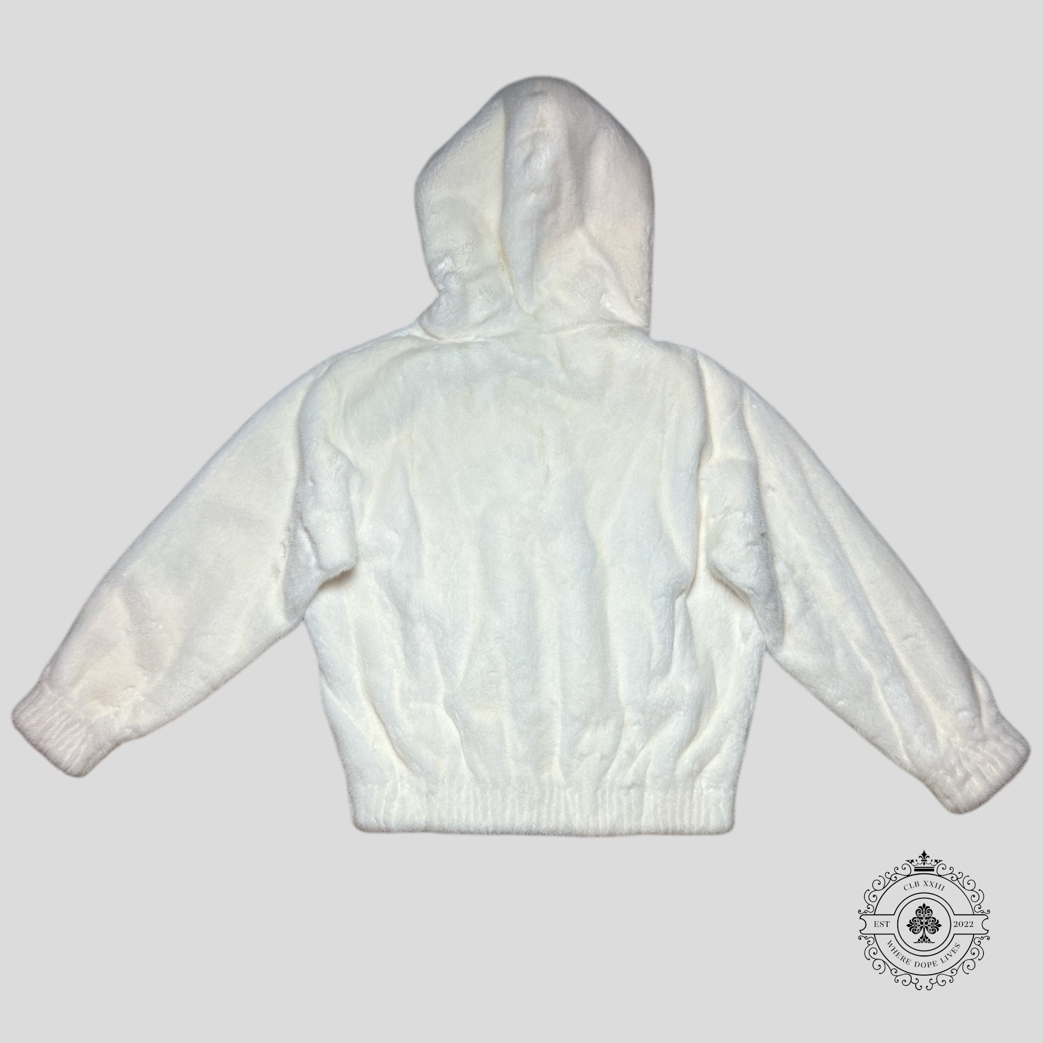 Louis Vuitton Mink Hoodie in White